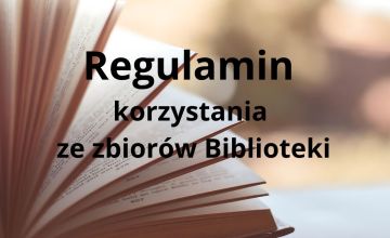 Regulaminy biblioteki szkolnej